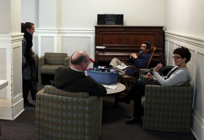 Relaxing at the Old Y Centre